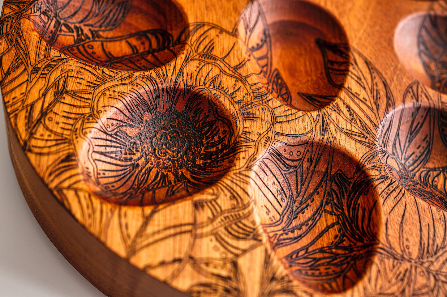 Wooden Egg Tray - Deviled Egg Serving Board
